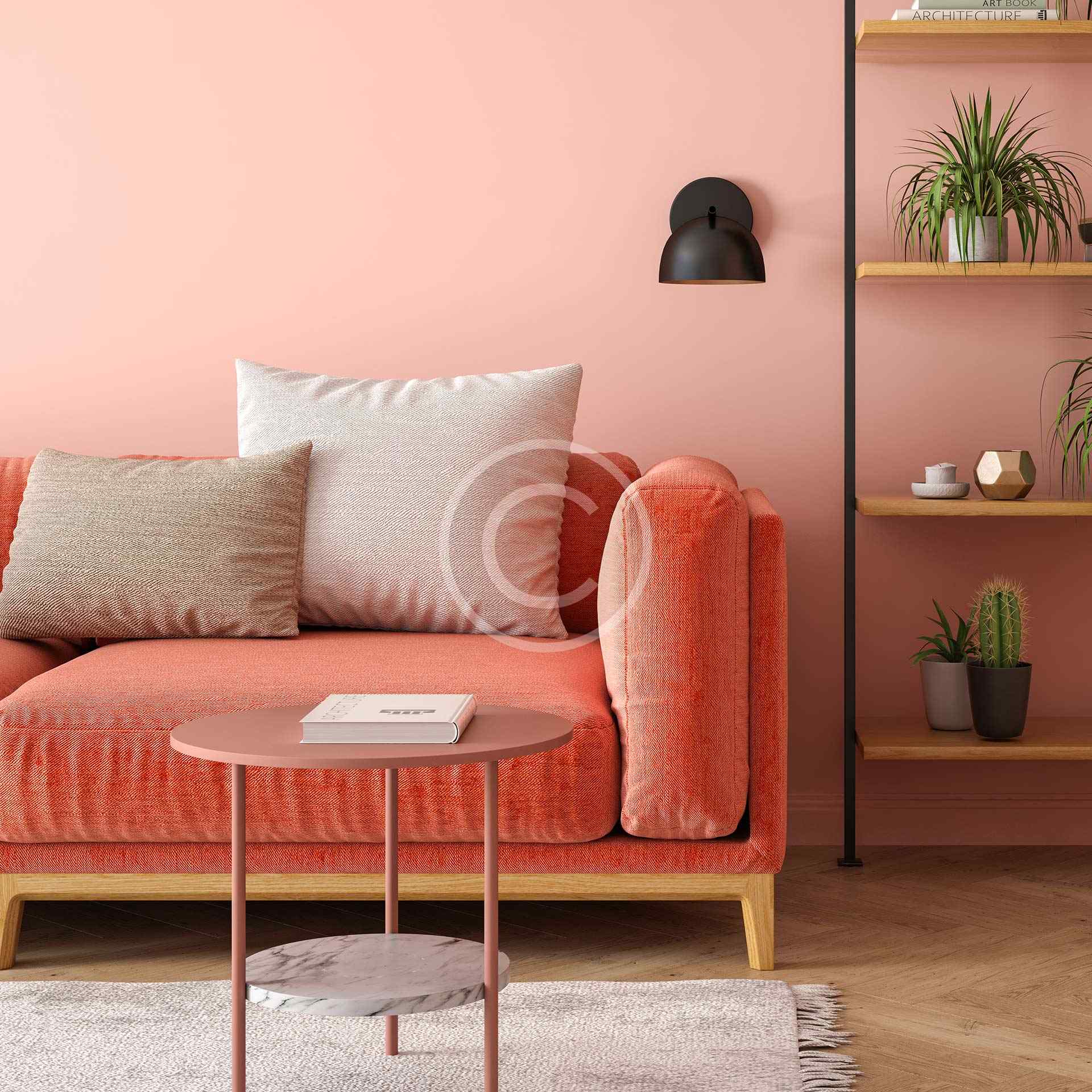Ruddy pink